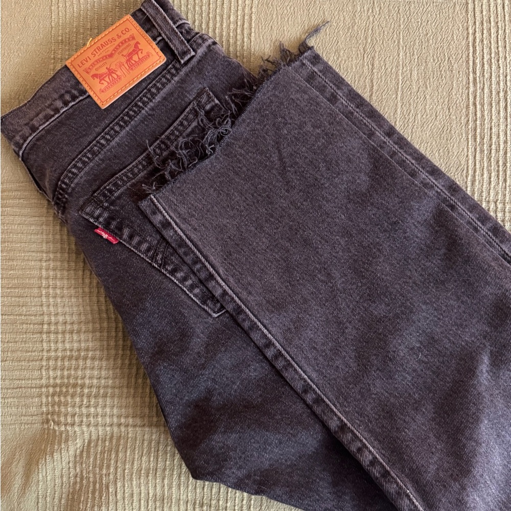 Levi's wedgie straight Charcoal denim - Picture 1 of 3